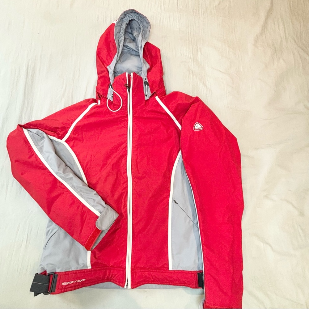 Vtg Y2k Nike Acg‎ Layer 3 Ski  Jacket Men’s Medium Red Gray All Conditions Gear